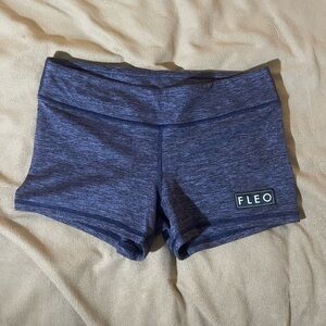 Fleo Blue Print Workout Shorts